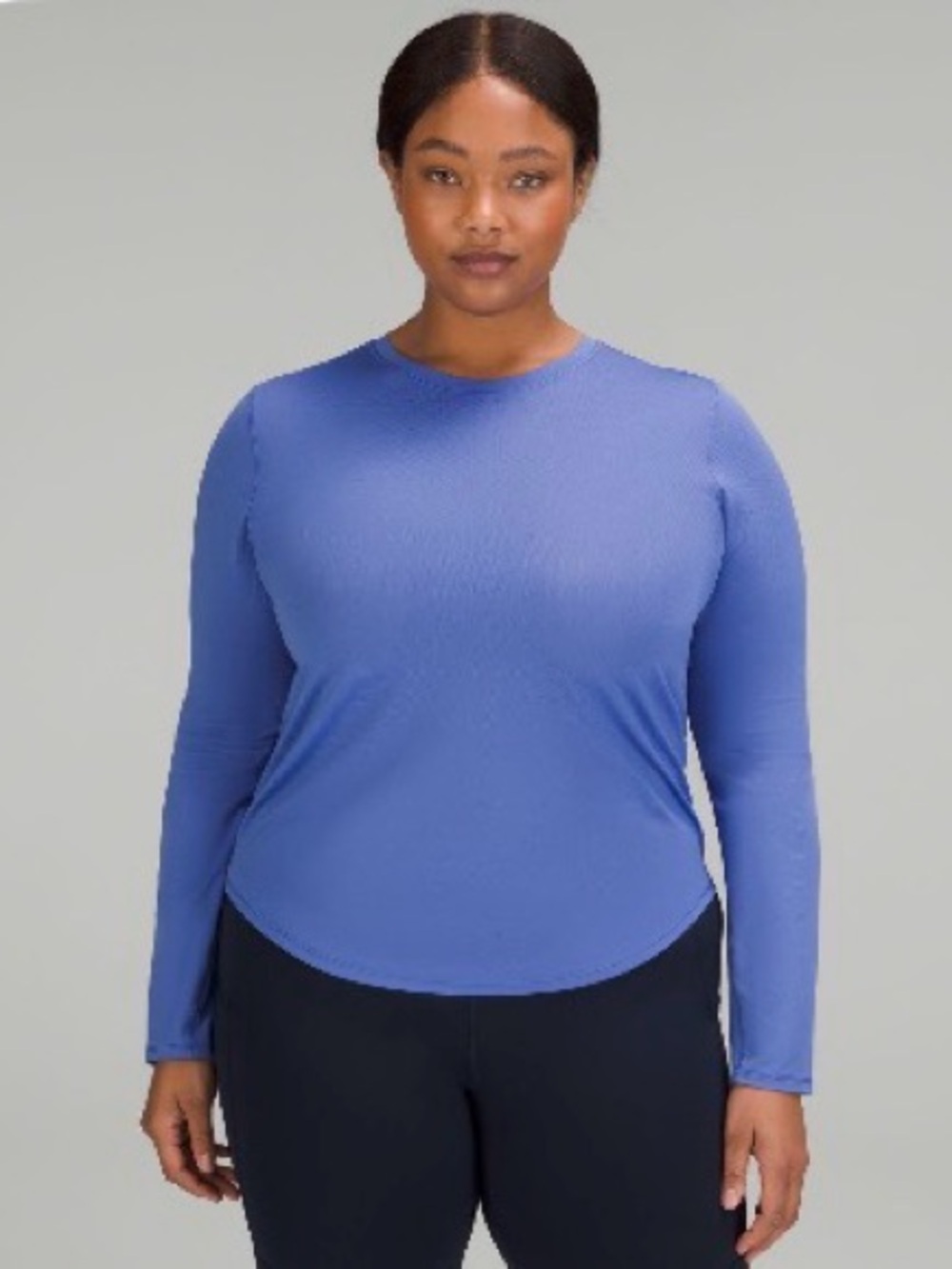 lululemon athletica Long-Sleeve Crew Tee in Periwinkle